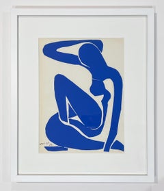 Henri Matisse Original Print, Blue Nude I, 1958, Framed, Nus Bleus I