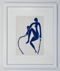 Henri Matisse Nude Lithograph, 1958, Nus Bleus V, The Last Works of Matisse