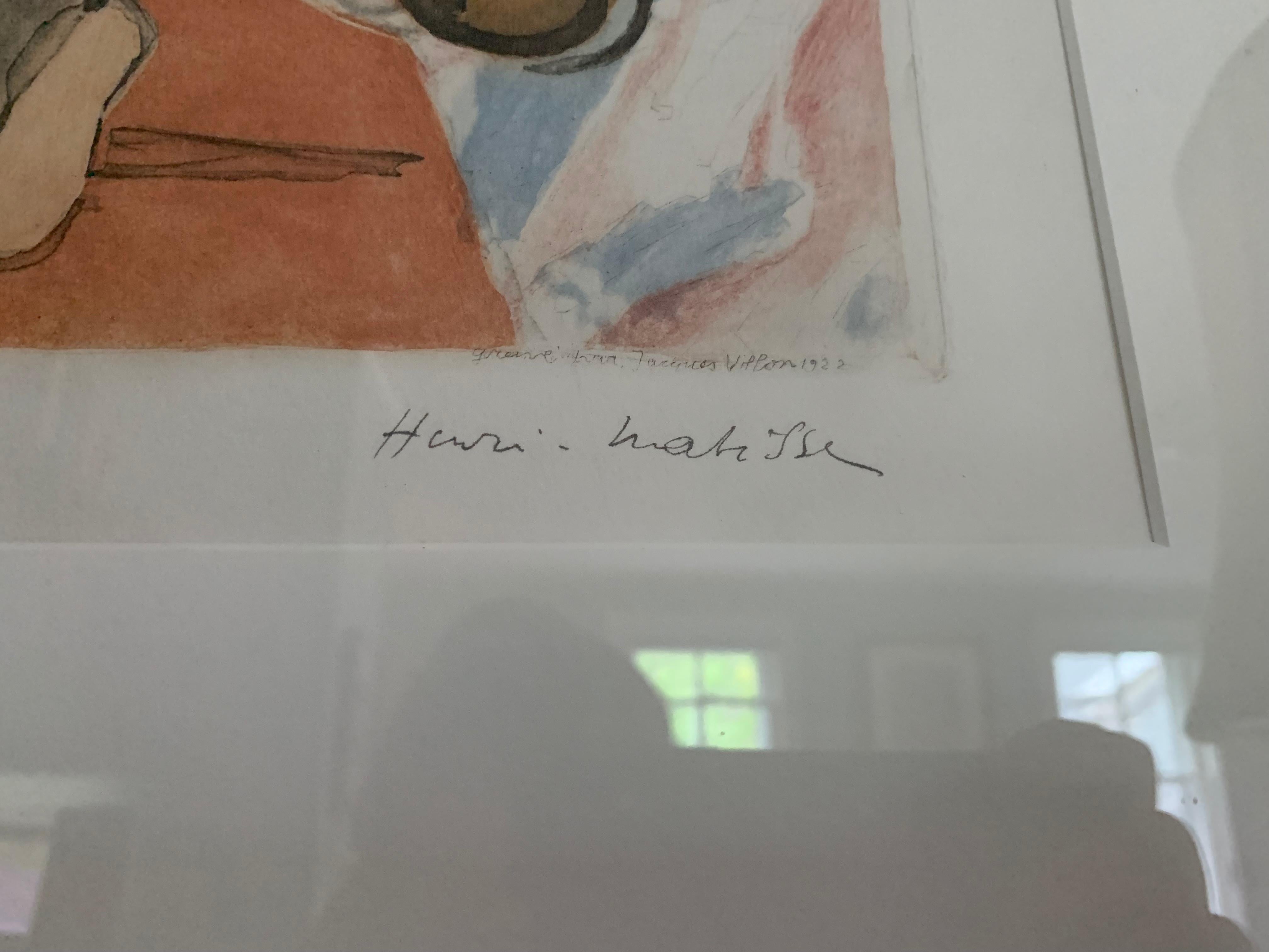 Odaliske sur la Terrasse (Fauvismus), Print, von (after) Henri Matisse
