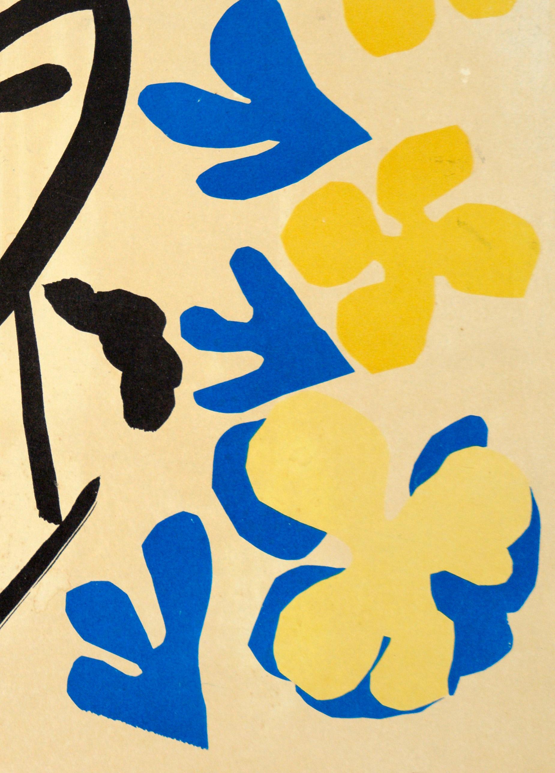 Original Vintage Henri Matisse Exhibition Poster, The Tate Gallery, 1953 - Fauvist Print by (after) Henri Matisse