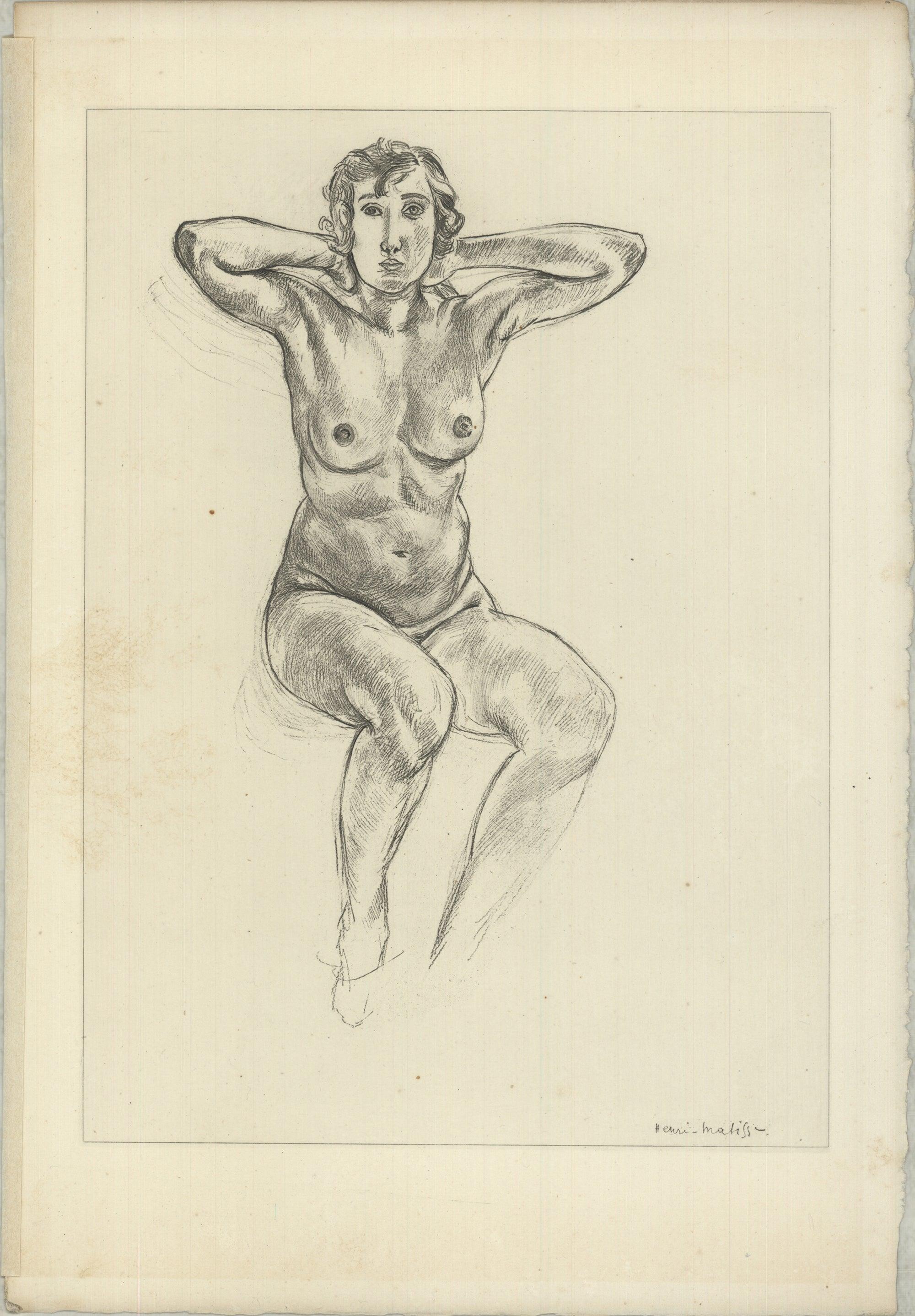 Planche XLII - Print by (after) Henri Matisse