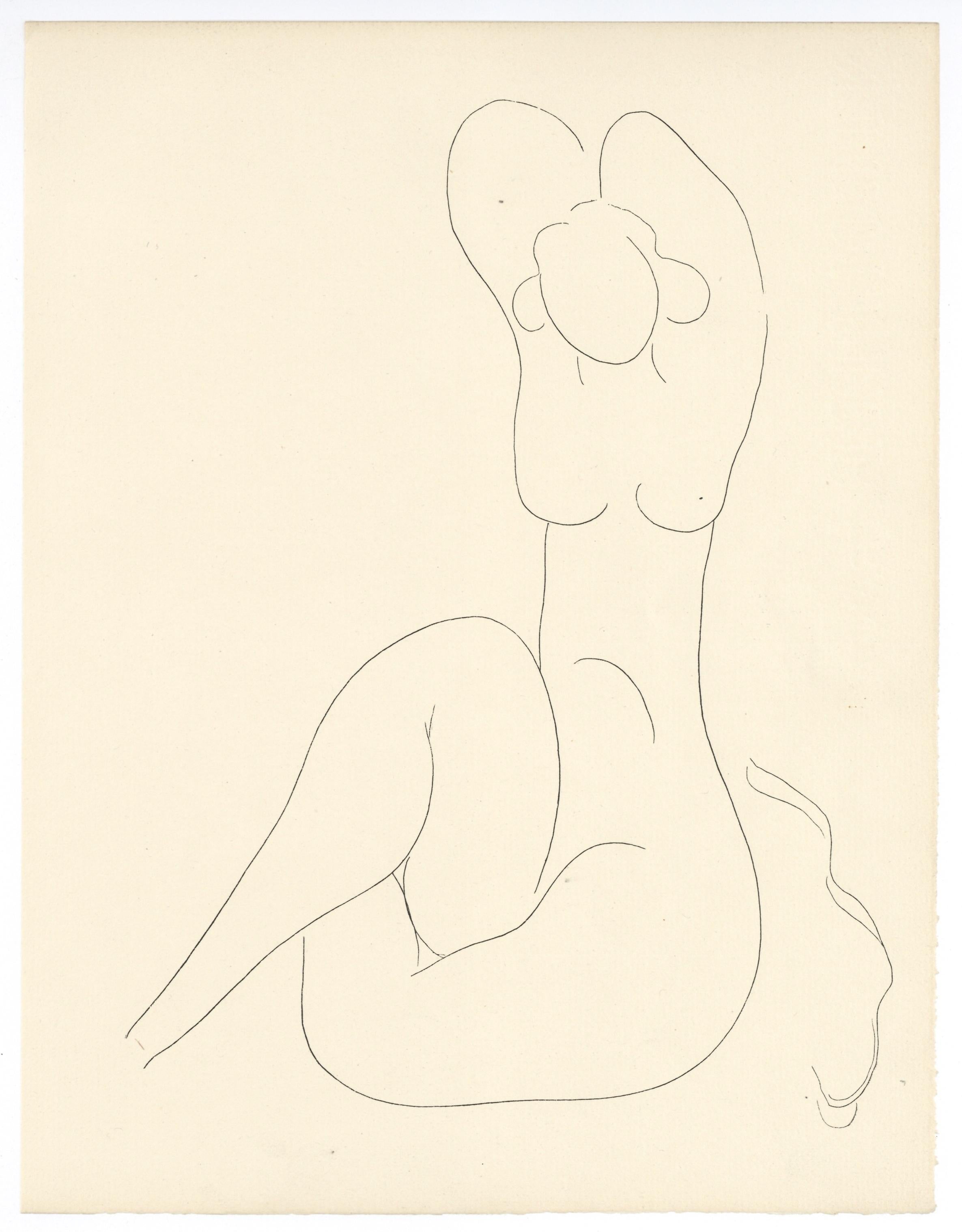 Poésies de Mallarme - Print de (after) Henri Matisse