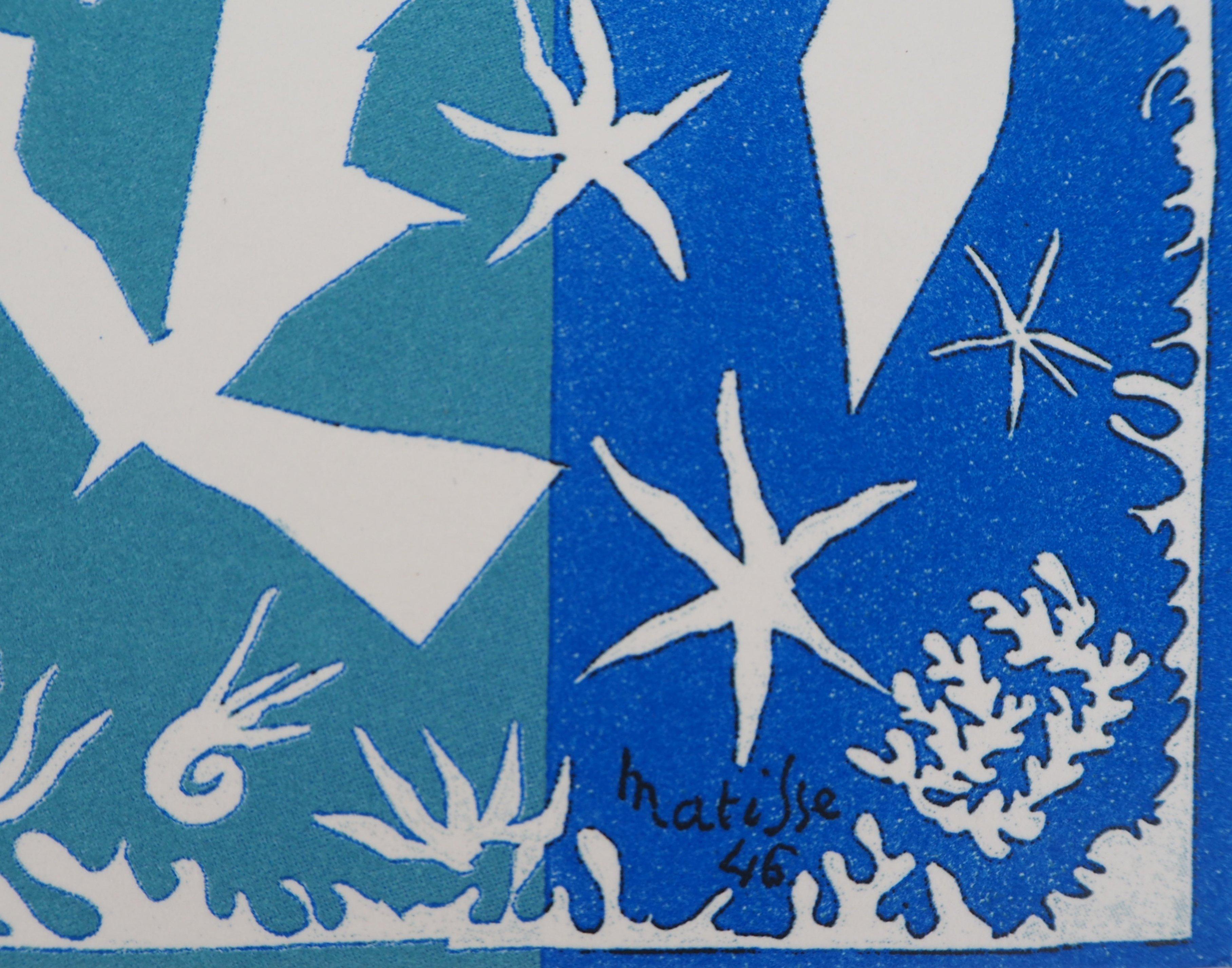 Polynesia : Doves in the Sky - Screen print (French President Greeting Card) - Print by (after) Henri Matisse