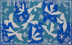 Polynesia : Doves in the Sky - Screen print (French President Greeting Card)
