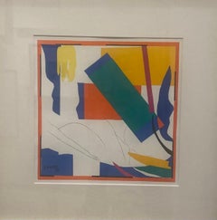 Souvenir d'Océanie- lithograph from latest works of Matisse modern abstract art