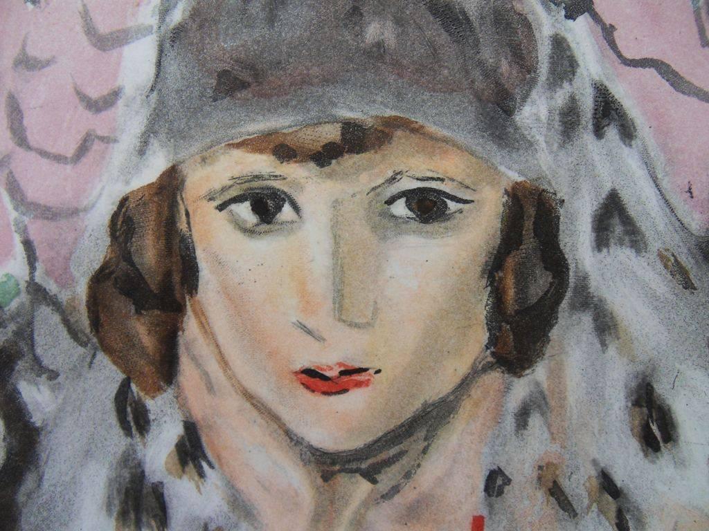 Spanish woman - Color etching & aquatint - Realist Print by (after) Henri Matisse