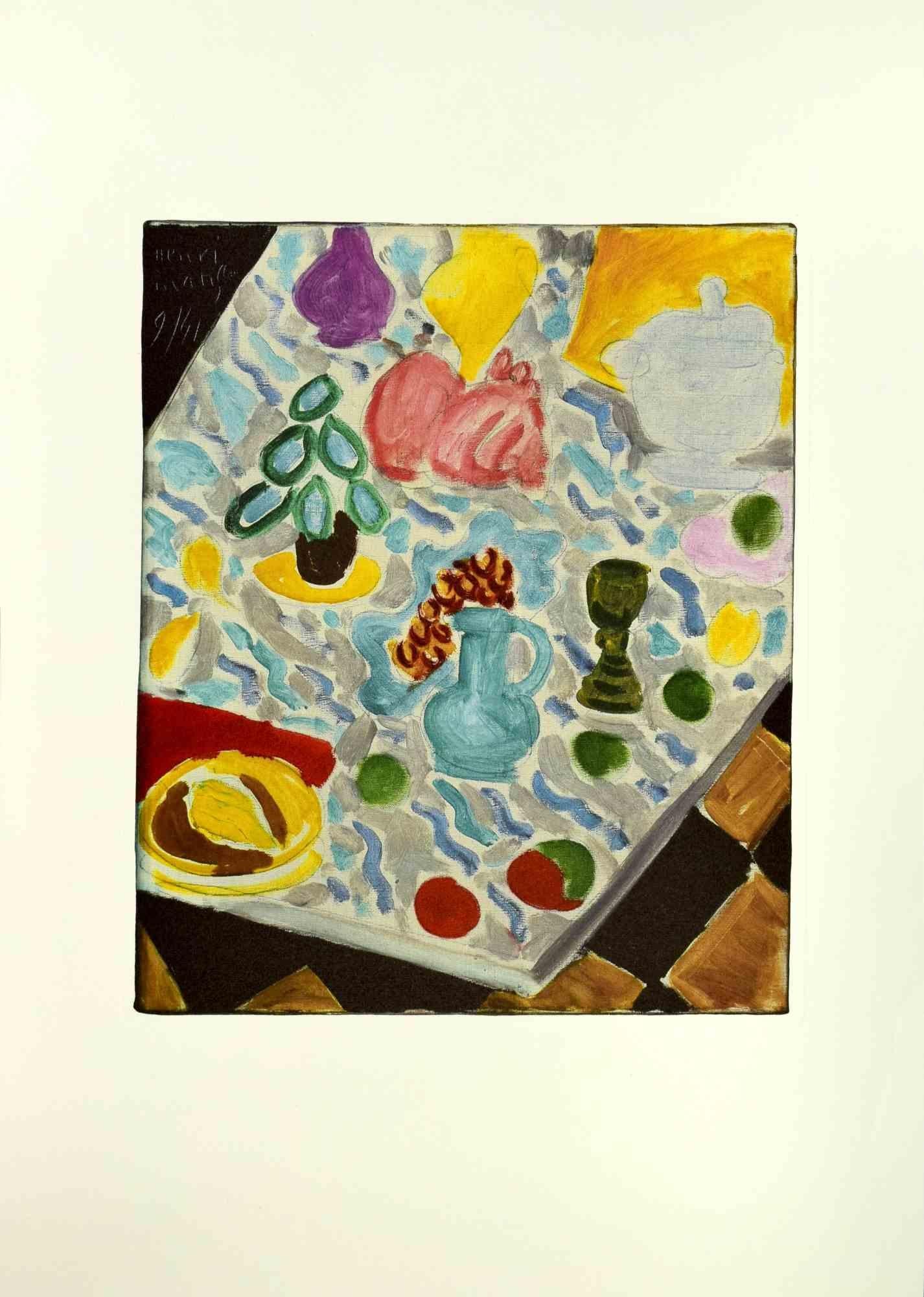 Fotolitografia realizzata nel 1993 (after) Henri Matisse.

Su carta a mano Milano.

Appartiene all'edizione "H. H. Matisse, Il colore della luce", di Seat Editore.