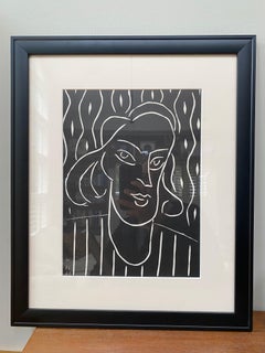 Linocut de Henri Matisse, La Lance on Amorosart