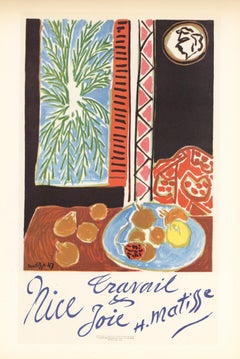 Affiche lithographique « Travail et Joie »