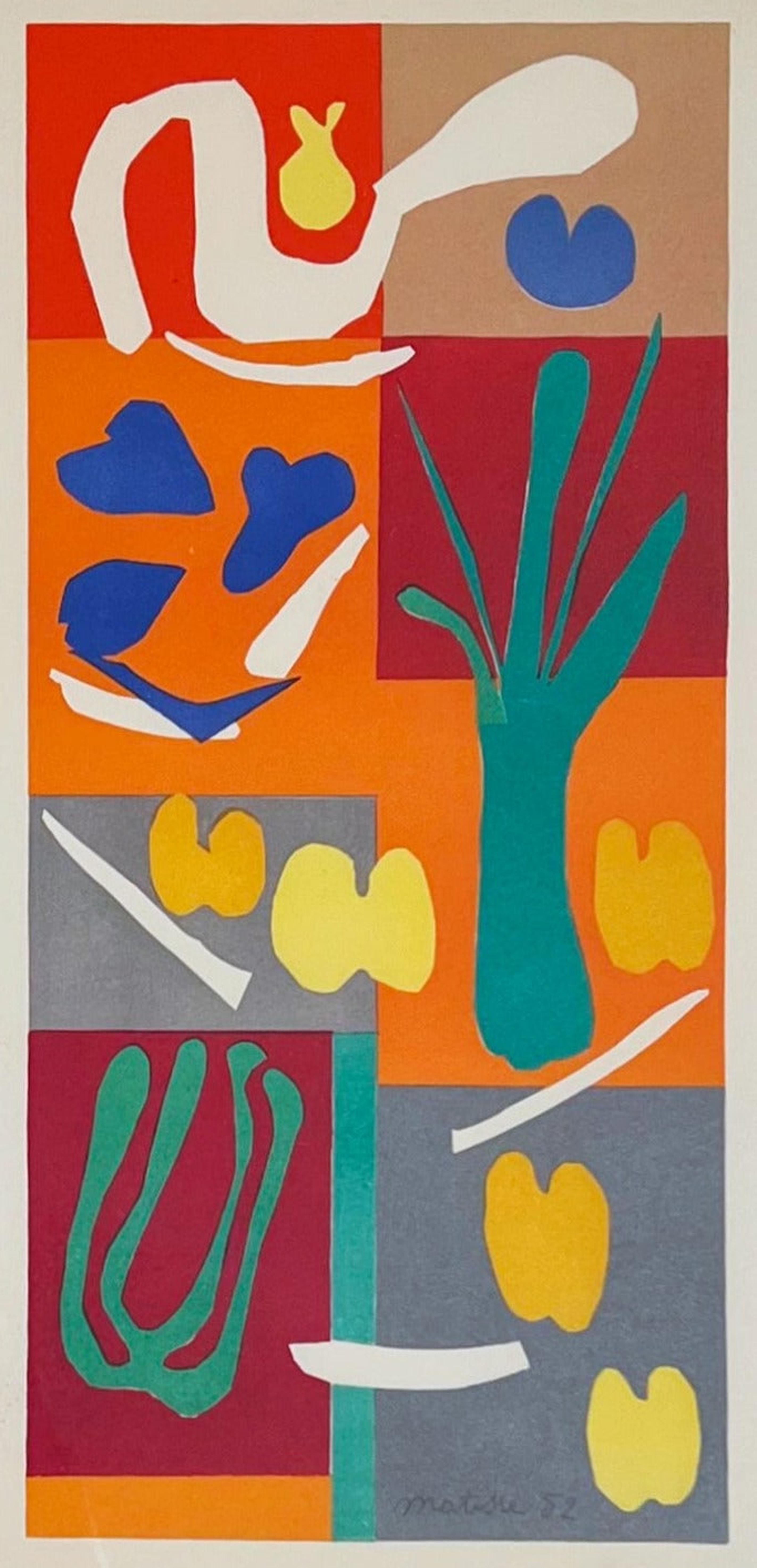 (after) Henri Matisse Still-Life Print - Henri Matisse (after) Vegetaux