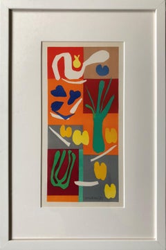 Vegetaux, Henri Matisse, Verve, Mourlot Freres, cut-out, collage, Fauvism,