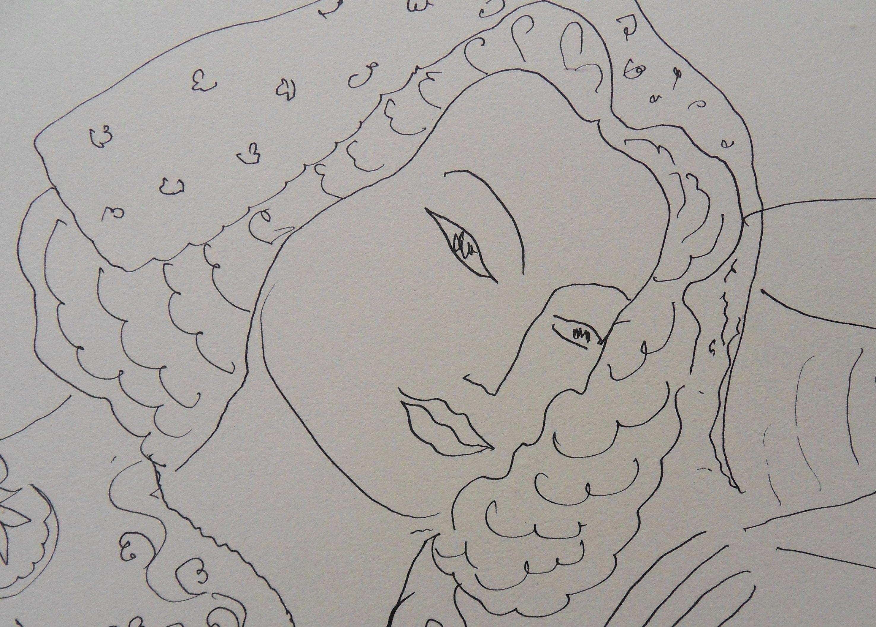 woman reading henri matisse