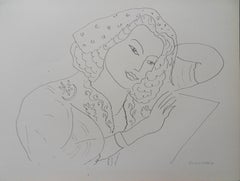 Woman Reading a Letter – Lithographie:: 1943