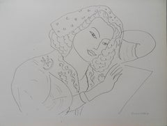 Woman Reading a Letter - Lithograph, 1943