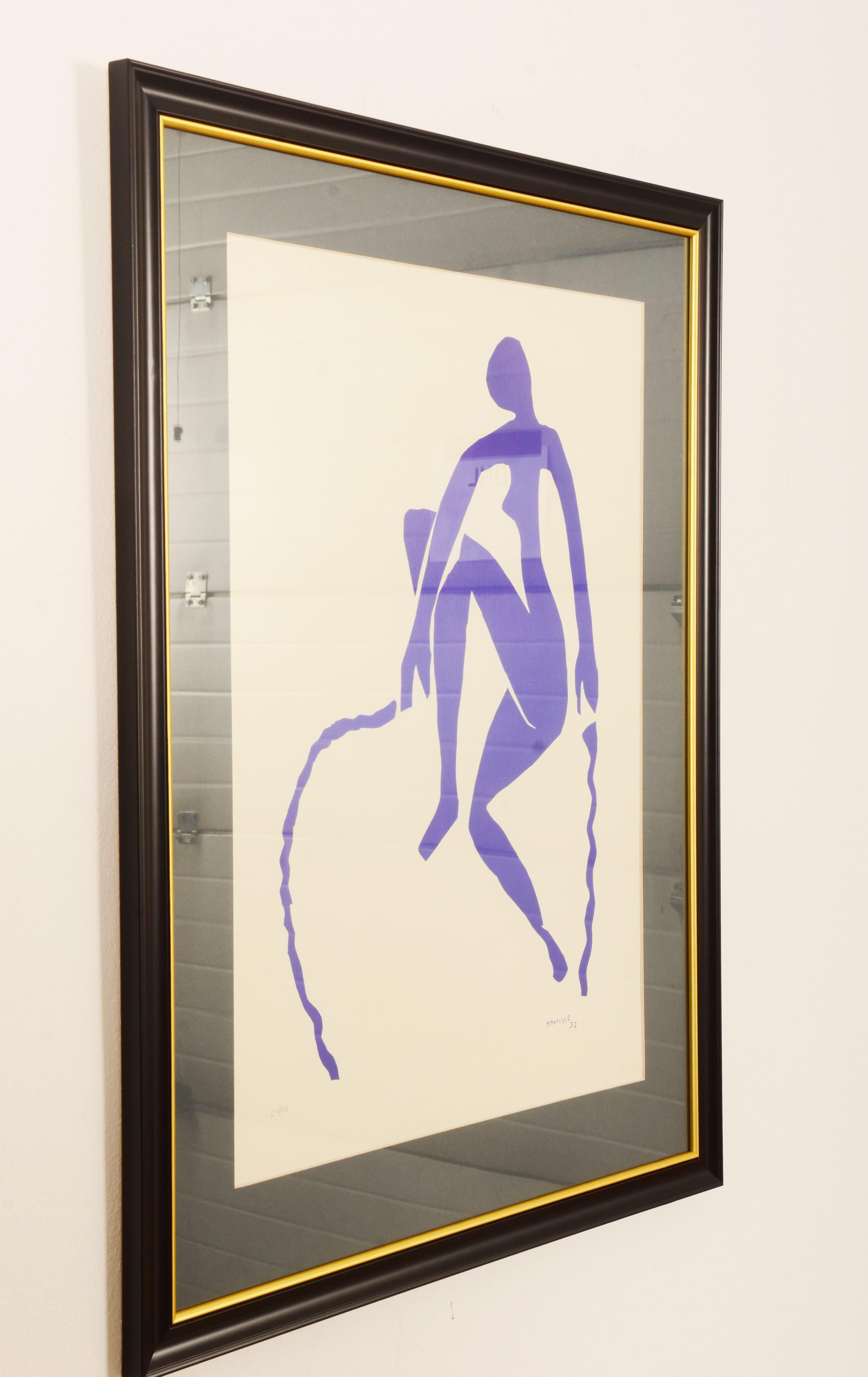 After Henri Matisse Ragazza Che Salta La Corda 'Rope Jumping Girl', Certificate 1