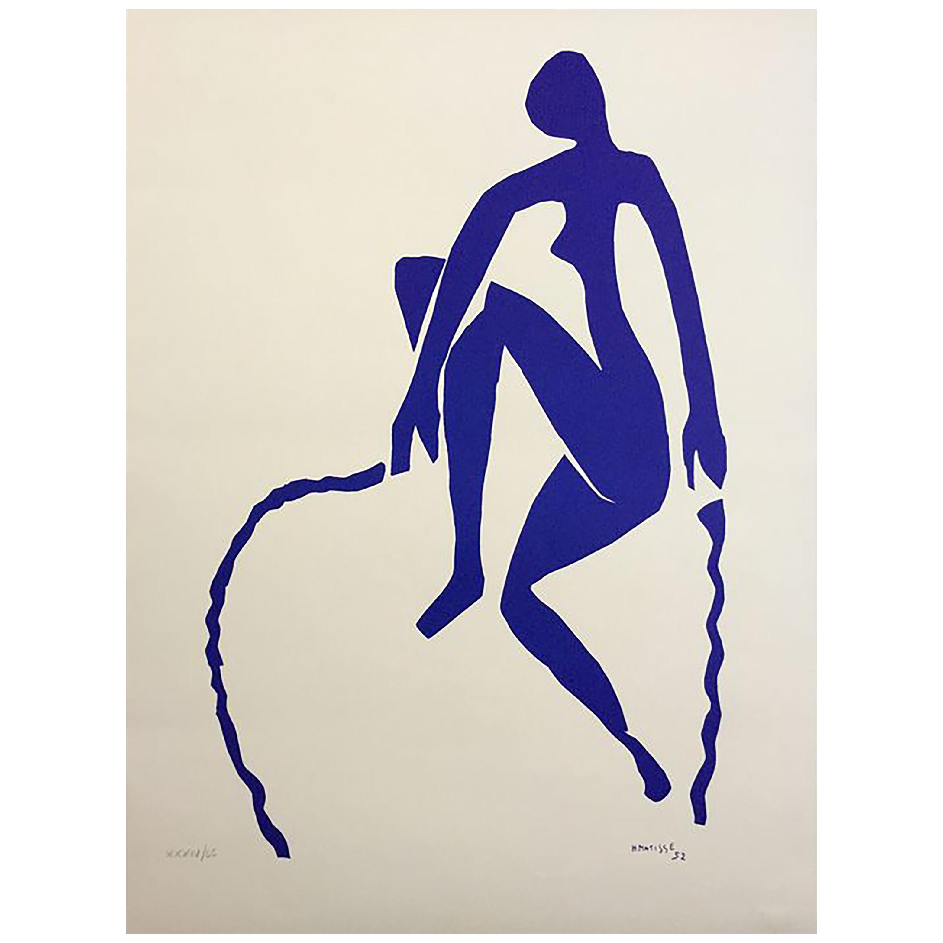 Henri Matisse - Ragazza che salta la corda, 1952. Beautiful limited edition lithograph (200 ex.) from 1979 by Studio d’Arte Perna, Milan.
Signed and dated on the stone bottom right and hand-numbered bottom left (XXXIV/CC).
Along with the lithograph,