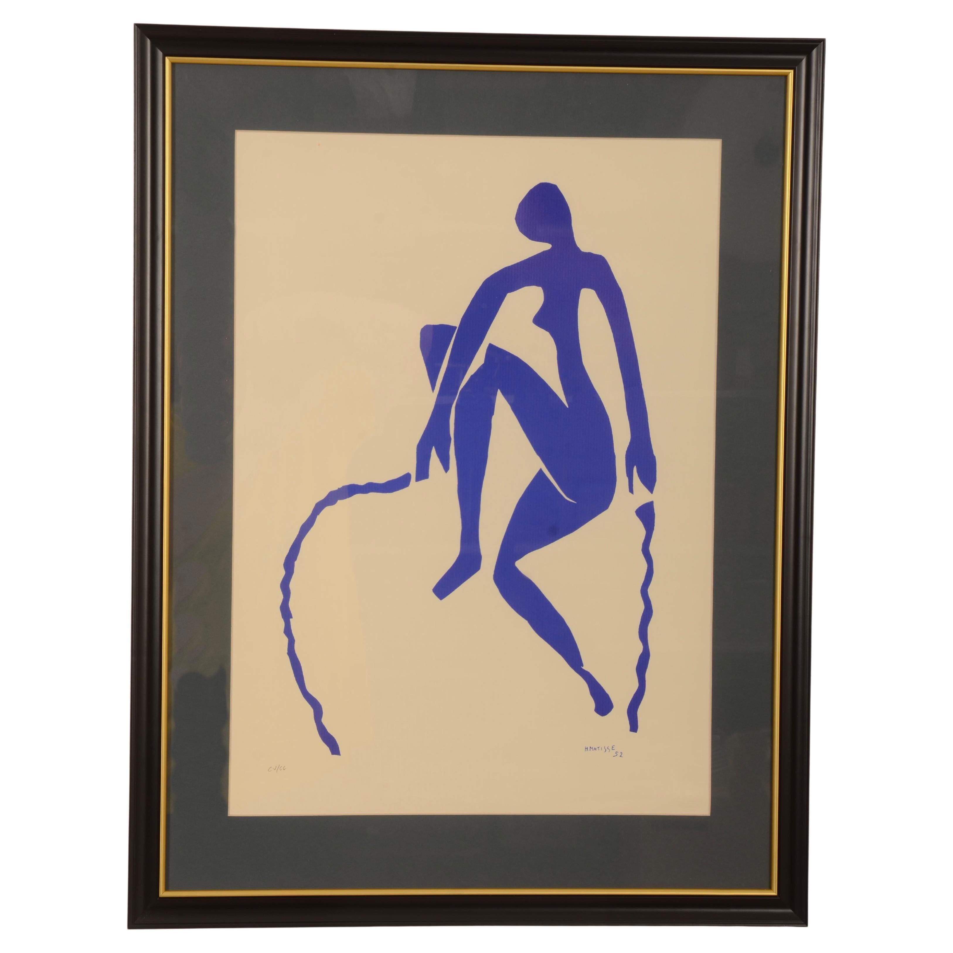 After Henri Matisse Ragazza Che Salta La Corda 'Rope Jumping Girl', Certificate For Sale