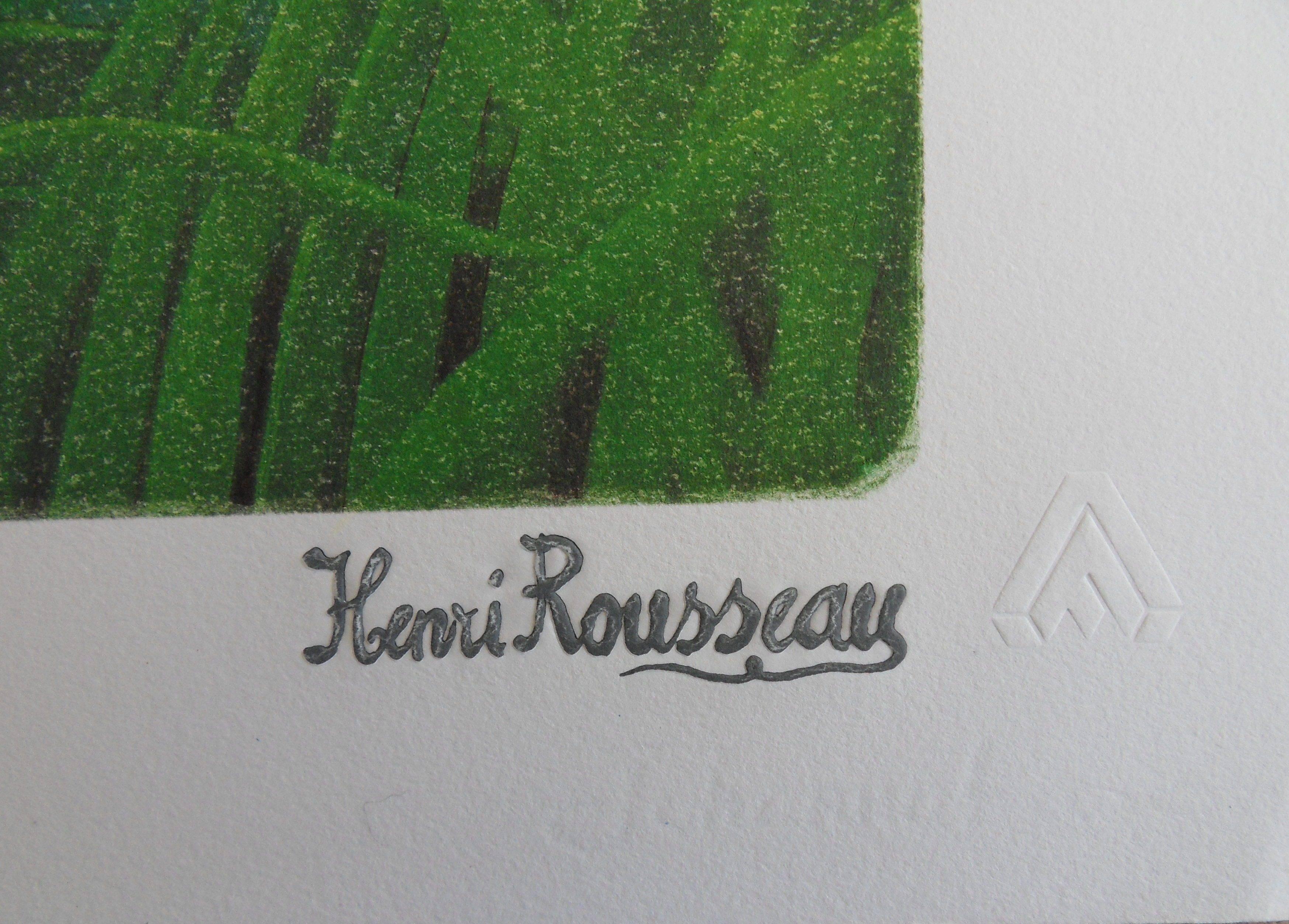 The Meal of the Lion - Lithograph - 300ex - Print by (after) Henri Rousseau