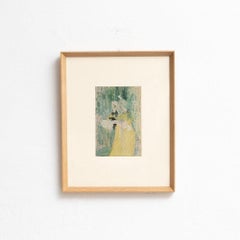 After Henri De Toulouse-Lautrec, Figurative, 1952, Color Cliché Print, Framed