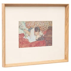 After Henri De Toulouse-Lautrec, Figurative, 1952, Color Cliché Print, Framed