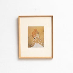 After Henri De Toulouse-Lautrec, Figurative, 1952, Color Cliché Print, Framed