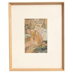 (After) Henri Toulouse Lautrec, Figuratif, 1952, tirage couleur sur cliché, encadré