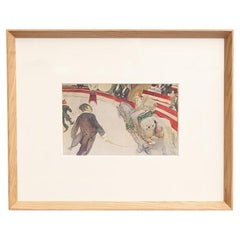 After Henri De Toulouse-Lautrec, Figurative, 1952, Color Cliché Print, Framed