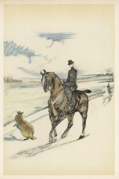 Vintage "Amazone" lithograph