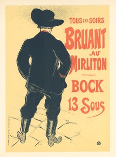 "Bruaunt au Mirliton" lithograph poster