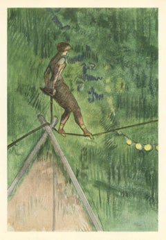 "Danseuse de corde" lithograph