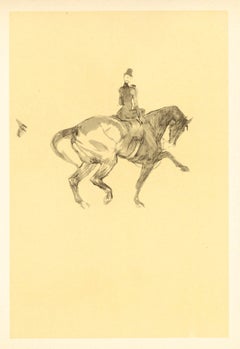 Lithographie „Ecuyere de haute ecole“