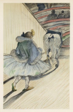 "Entree en piste" lithograph