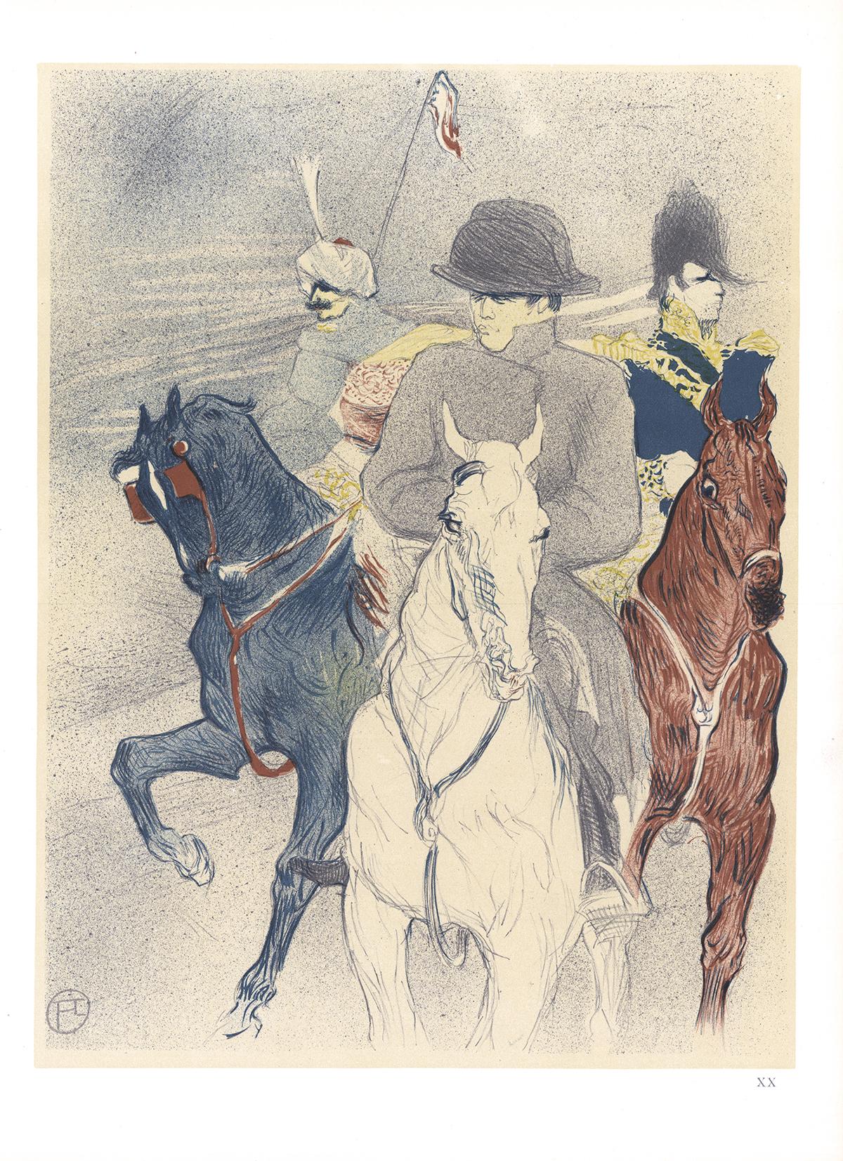 Henri de Toulouse-Lautrec-Napoleon-14.5" x 10.5"-Lithograph-1966-Art Nouveau - Print by (After) Henri Toulouse Lautrec