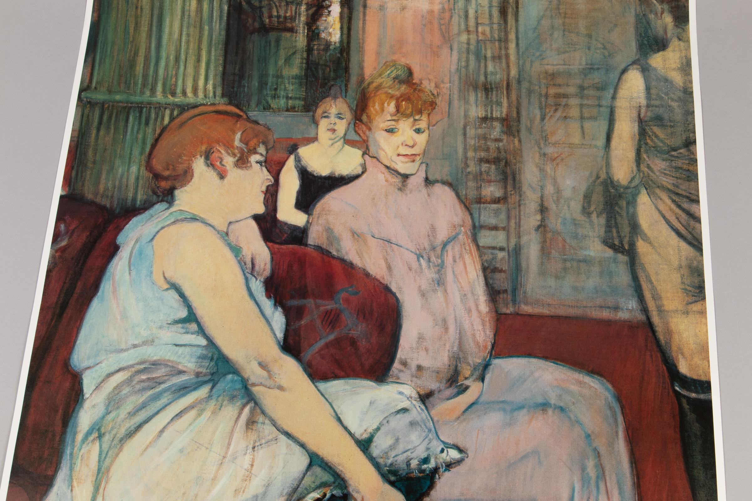 Henri Tououse-Lautrec: Poster originale della mostra del 1987, Kunsthalle Tübingen - Print di (After) Henri Toulouse Lautrec