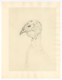 "La dinde" lithograph