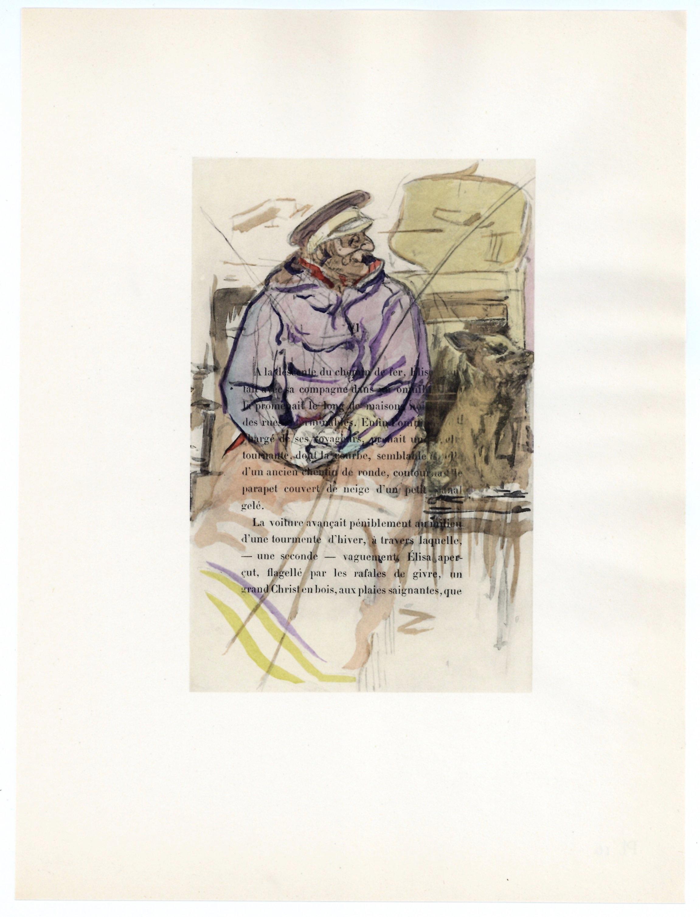 "La fille Élisa" lithograph - Print by (After) Henri Toulouse Lautrec