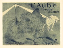 Lithographie-Plakat „L'Aube“