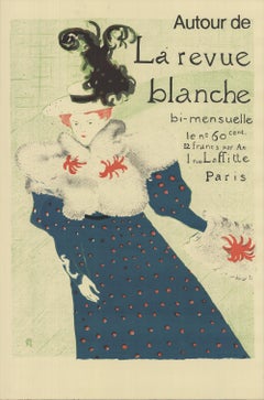 Lautrec-La Revue Blanche Lithograph Vintage