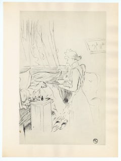"Le malade" lithograph