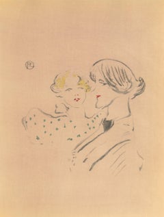 "litografia "Les deux soeurs legendaires