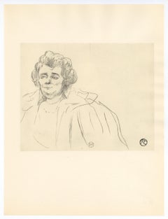 Lithographie « Madame Baron »