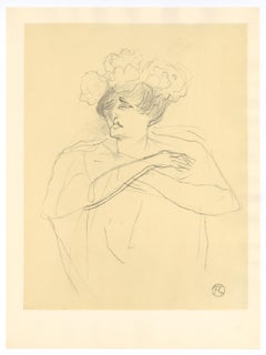 "Mademoiselle G. dans messaline" lithograph