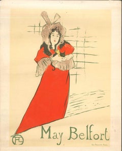 May Belfort - Original Litho After H. de Toulouse-Lautrec
