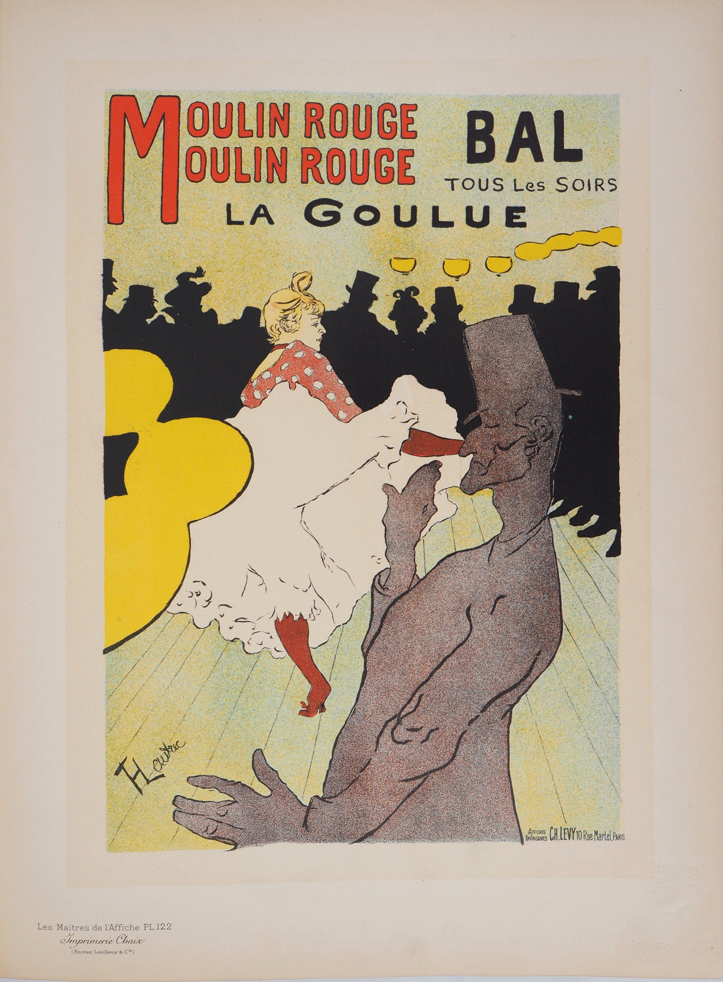 Moulin Rouge : La Goulue - Lithograph (Les Maîtres de l'Affiche), 1897 - Print by (After) Henri Toulouse Lautrec