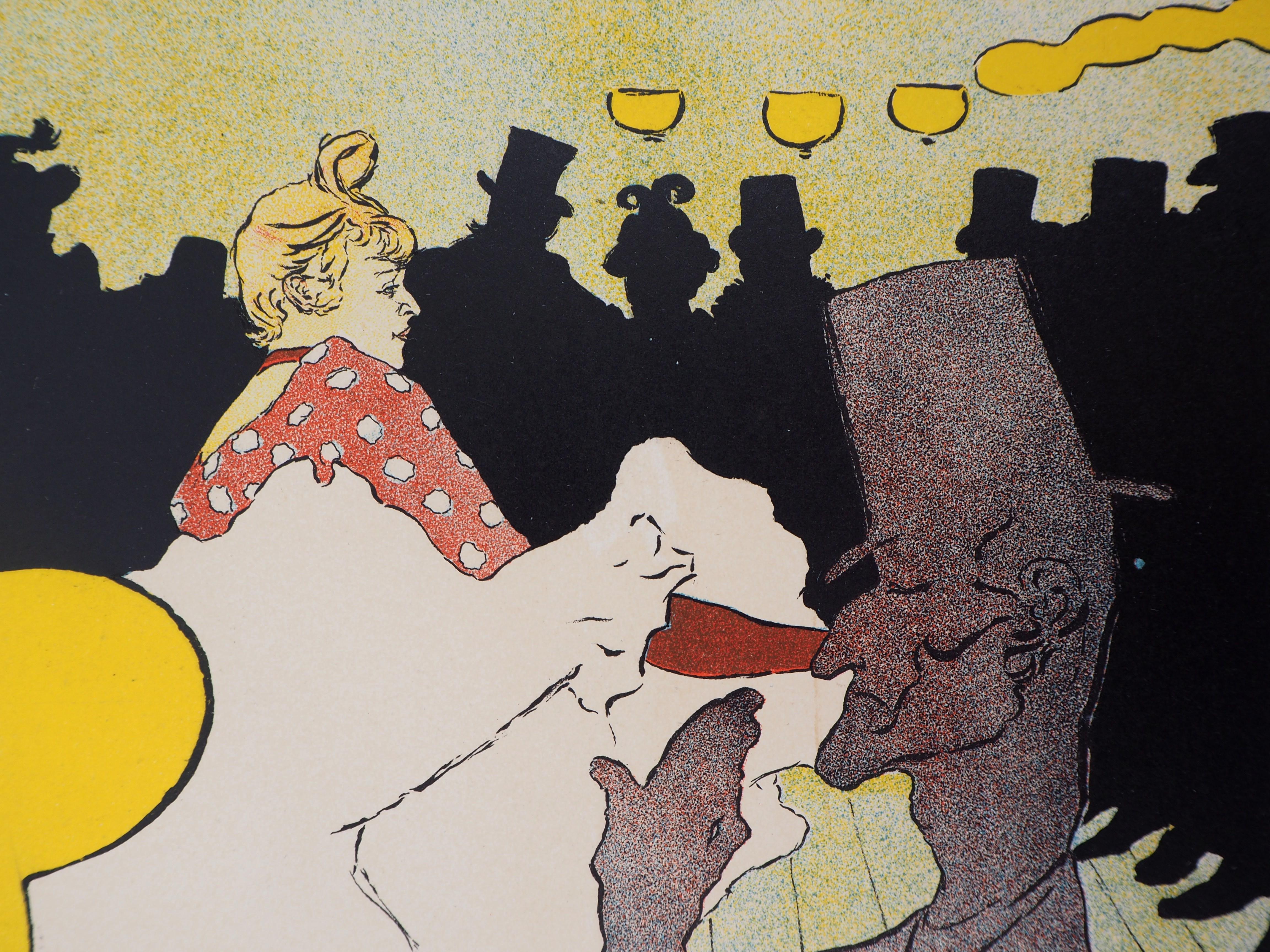 Moulin Rouge : La Goulue - Lithograph (Les Maîtres de l'Affiche), 1897 - Art Nouveau Print by (After) Henri Toulouse Lautrec