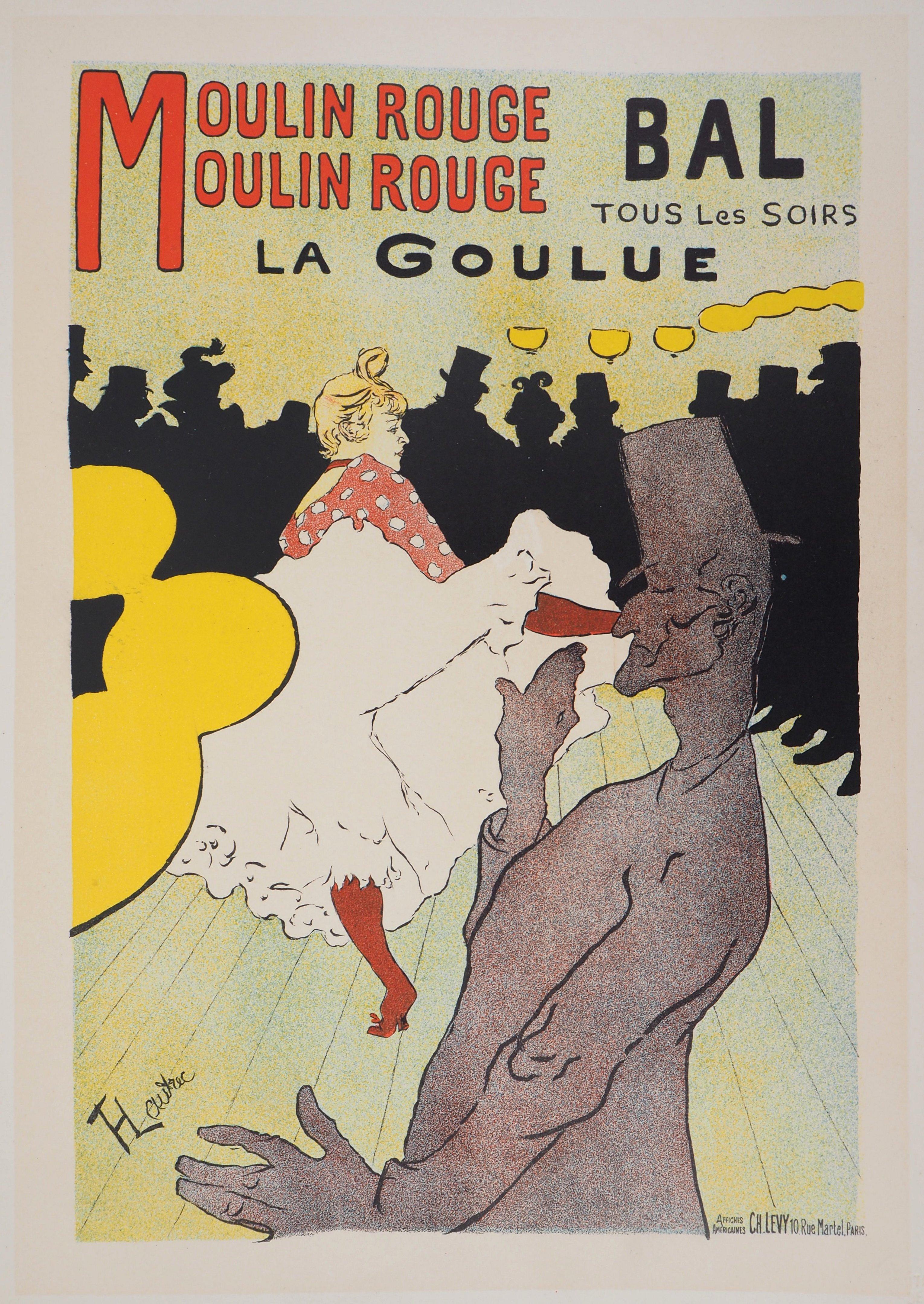 (After) Henri Toulouse Lautrec Figurative Print - Moulin Rouge : La Goulue - Lithograph (Les Maîtres de l'Affiche), 1897