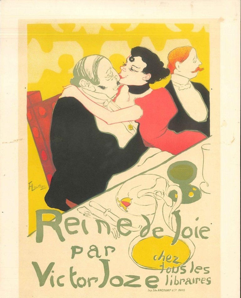 (After) Henri Toulouse Lautrec Figurative Print - Reine de Joie - Original Litho After H. de Toulouse-Lautrec