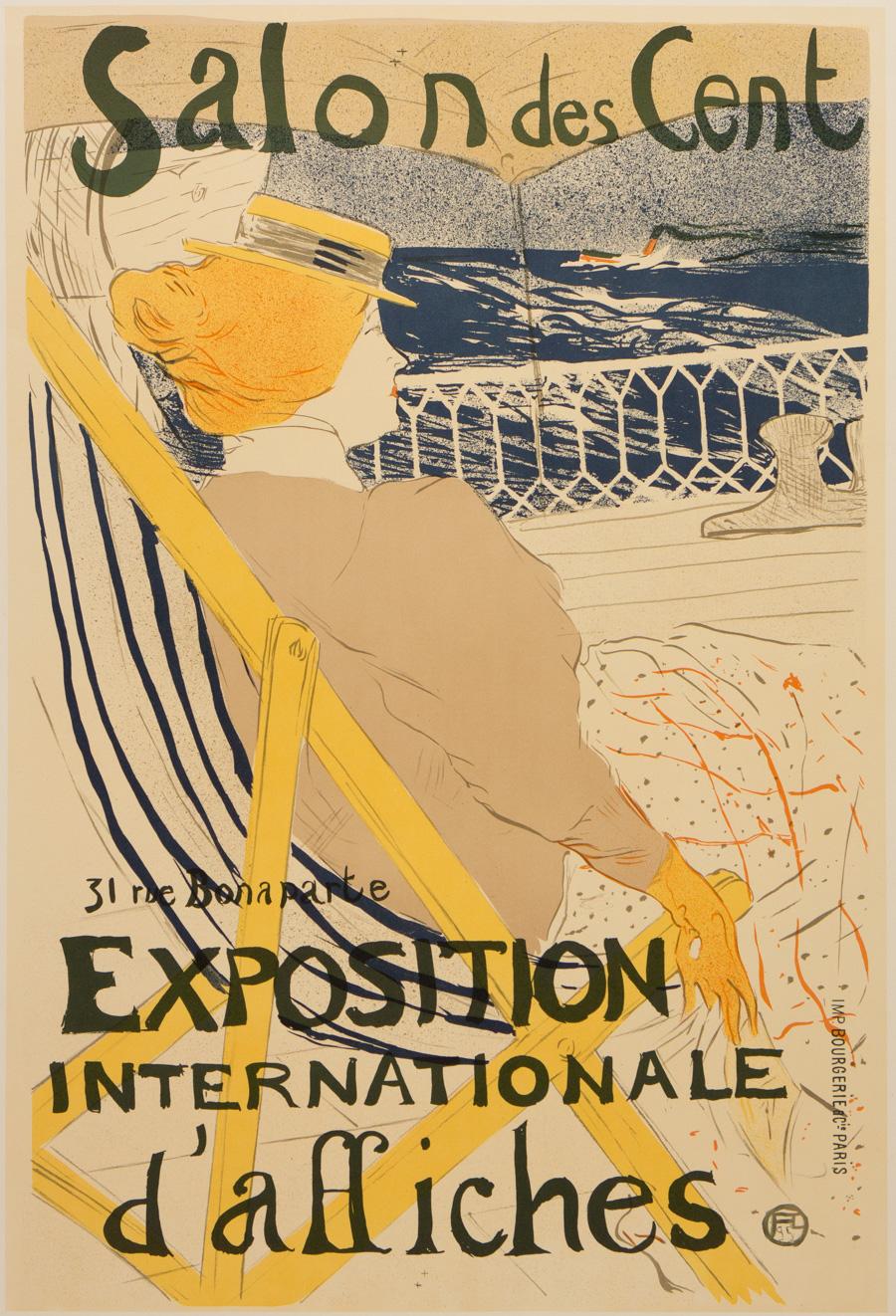 Salon des Cent: Exposition Internationale d'affiches - Print by (After) Henri Toulouse Lautrec