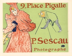 Affiche de lithographie « Sescau Photographe »