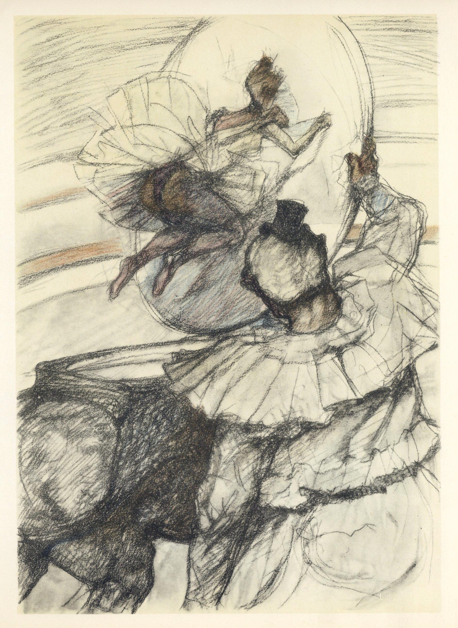 "Travail de panneau" lithograph - Print by (After) Henri Toulouse Lautrec